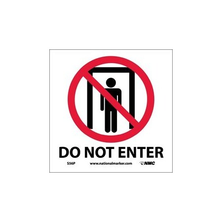 DO NOT ENTER W GRAPHIC, 7X7,